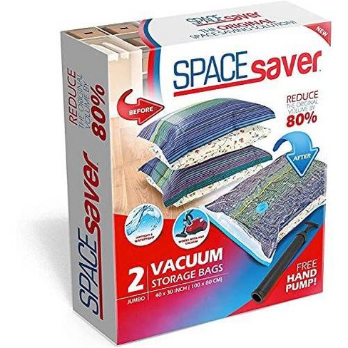 Spacesaver Space Bags Vacuum Storage Bags Jumbo Pack Of 2 Clear Target