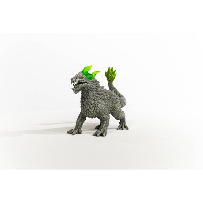 Gray and Green Stone Dragon Action Figure Toy Set