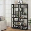 Hommoo 70.9" Standing Bookshelf Black - image 2 of 4