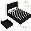 Yaheetech Upholstered Bed Frame with Built-in USB Ports - 3 of 4