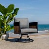 Harrison Swivel Chair Indoor/Outdoor - Safavieh - 3 of 4