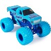 Monster Jam, Blue Thunder Monster Truck - Aqua - 1:24 Scale Die-Cast Vehicle-Chrome Rims and BKT Tread Tires for Playsets, Collectible - 2 of 4