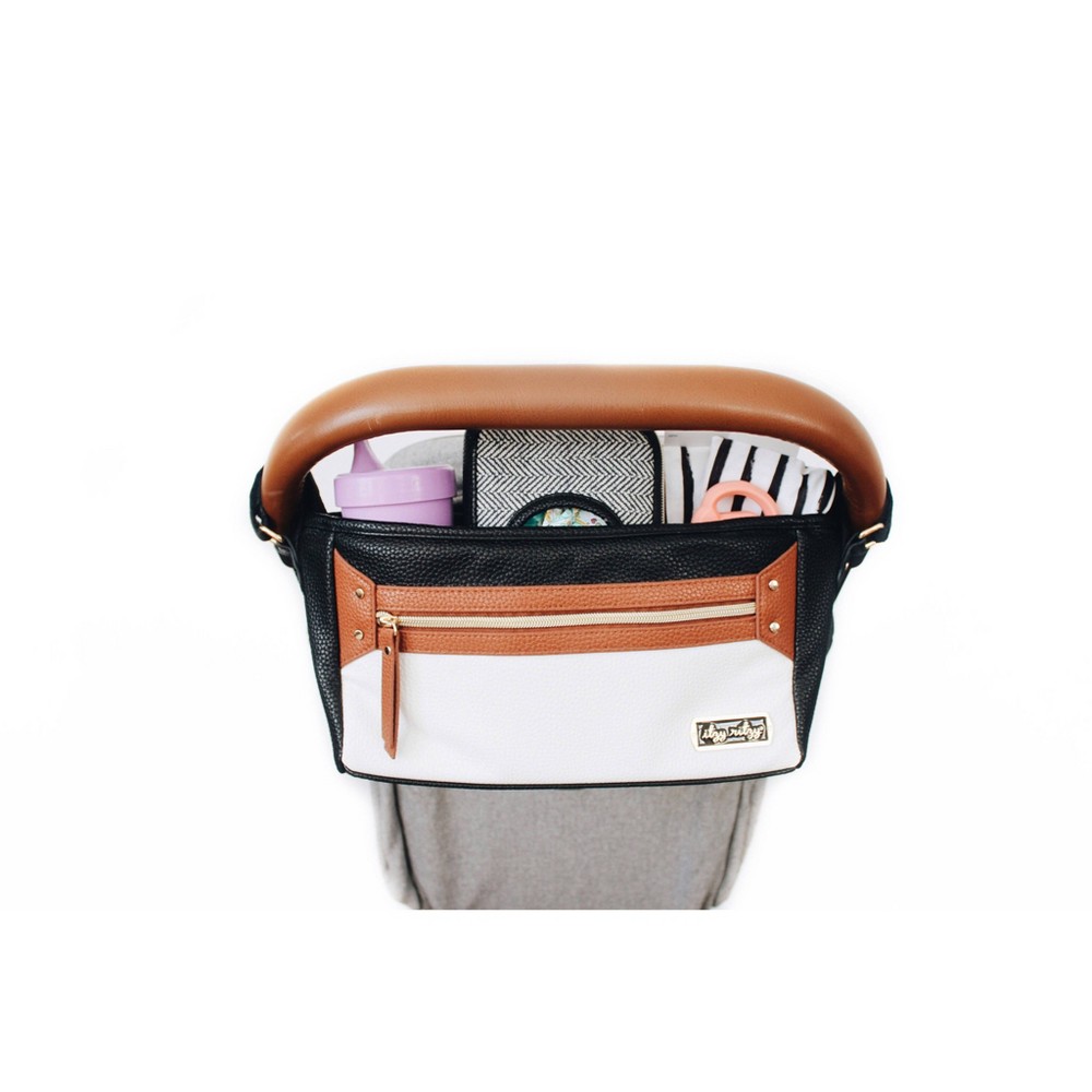 Itzy Ritzy Stroller Caddy - Coffee and Cream