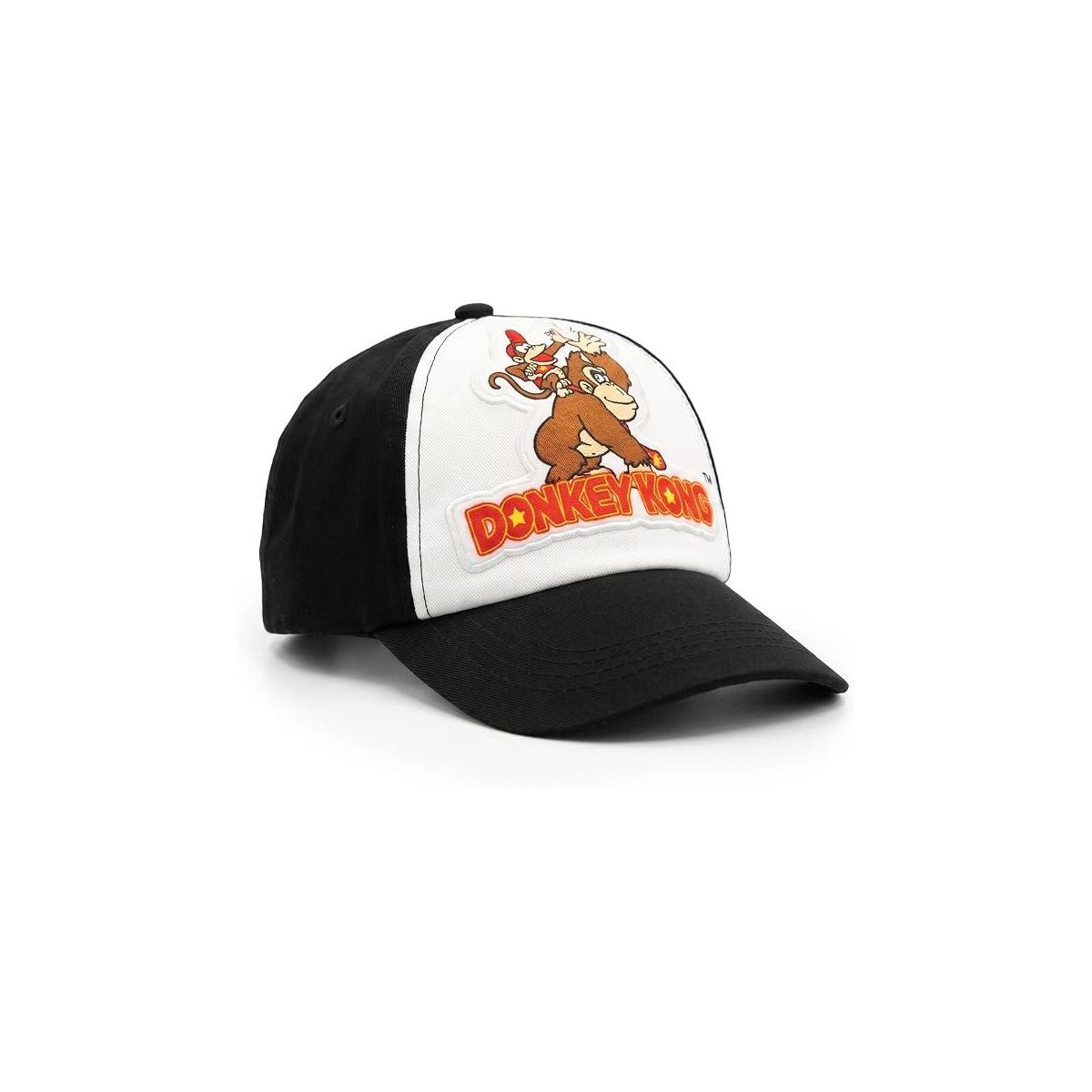 Donkey Kong Kids Baseball Hat, Boys' Hats & Caps, Black Hat Baseball Cap