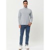 Lars Amadeus Men's Turtleneck Top Slim Fit Long Sleeve Pullover