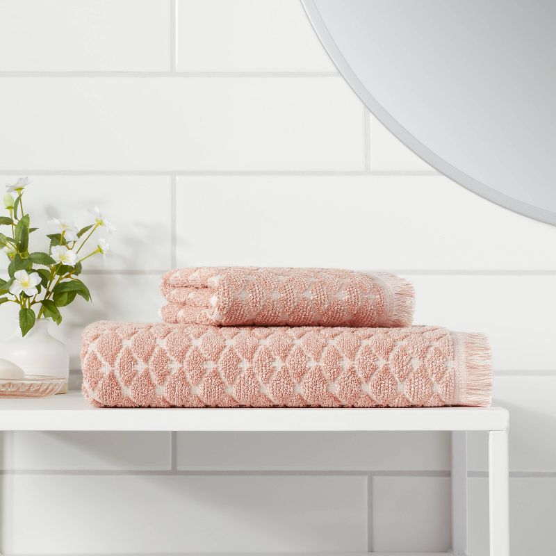 Scallop Towel Clay Pink - Threshold™, 2 of 8
