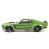 1970 Ford Mustang Widebody "By Ruffian" Green with Black Stripes 1/18 Model Car by GT Spirit for ACME - 2 of 4