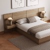Nexera 4pc Queen Milano Bedroom Set Brown Oak - 4 of 4