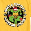 Men's - Teenage Mutant Ninja Turtles - Have A Turtley Awesome Holiday Short Sleeve Graphic T-Shirt - 2 of 4