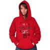 Christmas Make It Rain Dear Santa Hoodie Sweatshirt Women Men Brisco Brands - 4 of 4
