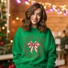 Simply Sage Market Women's Graphic Sweatshirt Coquette Candy Cane - 2 of 4