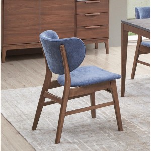 NicBex Modern Mid-Century Upholstered Dining Chairs Set of 2 with Curved Backrest,Sleek Design Kitchen Chairs,Living Room Chairs - 1 of 4