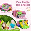 Tangkula Inflatable Bounce House with Slide Gift Box Themed Kids Castle Slide Bouncer Party Toddler Jumping Bouncy House Blower Excluded - 4 of 4