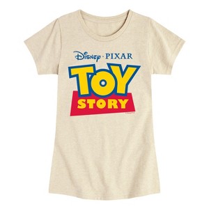 Girls' - Toy Story - Logo Fitted Short Sleeve Graphic T-Shirt - 1 of 3