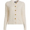 Lands' End Women's Cotton Drifter Cable Cardigan Sweater - image 3 of 3