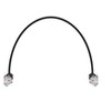 Monoprice Cat6 Ethernet Patch Cable - 1 Feet - Black | Stranded, 550MHz, UTP, Pure Bare Copper Wire, 36AWG  - Micro SlimRun Series - 4 of 4