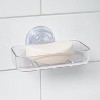 Suction Soap Dish Clear - Room Essentials™ - image 2 of 3