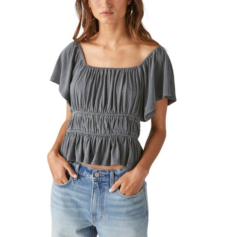 target lace up top