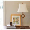 Vynxaria Slant Inverted Corner Oval Softback Lampshades, 8"x13"x9" White with Washer Fitter - 3 of 4