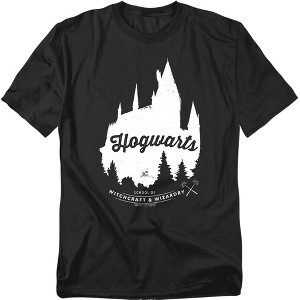 Harry Potter Hogwarts Wordcraft Adult T-Shirt - 1 of 4
