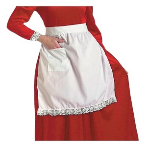 Halco Womens Mrs Santa Apron - One Size Fits Most 23 in - White - 1 of 1