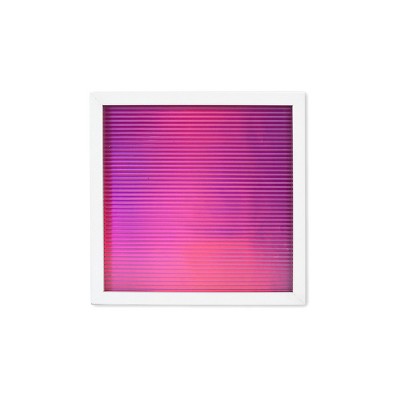 Metallic Letter Board Iridescent Pink/White - New View