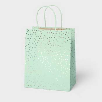 Silver Dots Mint Small Gift Bag - Spritz™