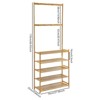 YIYIBYUS 5-Tier Shoe Rack, Stackable Shoes Organizer for Entryway and Closet Hallway - 4 of 4