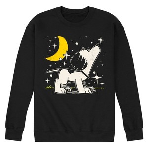 Men's - Peanuts - 50s Snoopy Stars Graphic Fleece Sweatshirt - 1 of 4