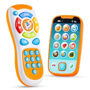 Smartphone Toys for Baby, Remote Control Baby Phone with Music, Baby Learning Toy, Christmas Birthday Gifts for Baby - 1 of 4