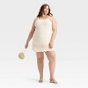 Women's Mini Crochet Shift Dress - A New Day™ - 3 of 3