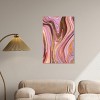 Doll Memories - Pink Geode Canvas Mineral Agate Geode Wall Art by Art Remedy Framed - 2 of 4