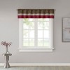 Polyoni Pintuck Light Filtering Striped Window Valance, Lightweight Textured Rod Pocket Top Valance for All Seasons - 3 of 4