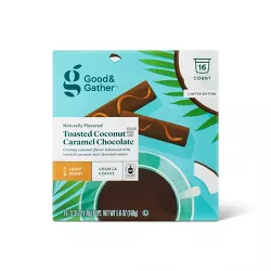 Naturally Flavored Light Roast Toasted Coconut Caramel Chocolate With Other Natural Flavors - 16ct - Good & Gather™