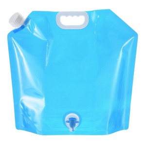 Unique Bargains Camping Hiking PE Collapsible Water Container Bag with Spigot - 1 of 4