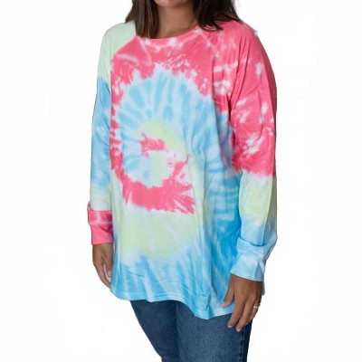 Women's Sassy Swirl Tie Dye Tunic - Shirley Stone
