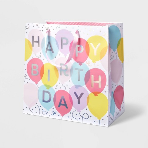 Happy Birthday Print Wrapping Paper Blue - Spritz™ : Target