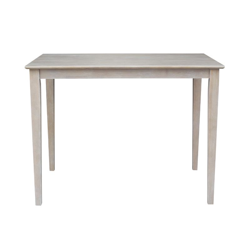 Solid Wood 30"X 48" Dining Table Weathered Gray - International Concepts, 3 of 7
