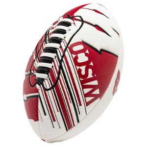 NCAA Wisconsin Badgers Air Tech Football: Junior Sports Ball for Kids Aged 3+ - 1 of 4