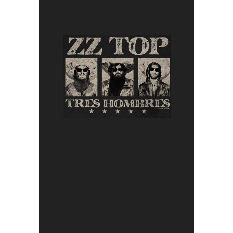 Juniors Womens ZZ TOP Tres Hombres Festival Muscle Tee, 2 of 5