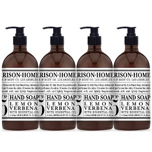 Garrison + Home Plastic Hand Soaps - Lemon Verbena - 21.5 fl oz/4pk - 1 of 4