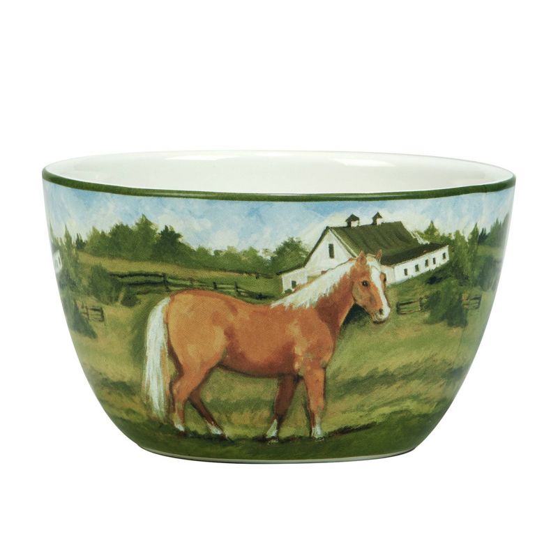 Set of 4 York Stables Assorted Ice Cream Bowls - Certified International, 4 of 8