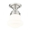 Z-Lite Vaughn 1 - Light Flush Mount in  Brushed Nickel - 4 of 4