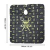 Unique Bargains Scissors Pattern Hairdressing Cape for Hair Cut 62.99"x55.12" Black Yellow 1 Pc - 4 of 4