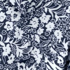 navy paisley ditsy