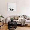 Stupell Industries Dog Peeking From Below, 30" x 30" - 2 of 4