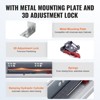 VEVOR 6 Pairs of 18 Inch Drawer Bottom Side Mount Rails, Heavy Duty Full Ball Bearing Extension Steel Track, , 100 Lbs, Silver - 4 of 4