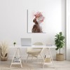 Stupell Industries AA Woman Pink Floral Crown Abstract Portrait, 30" x 40" - 2 of 4