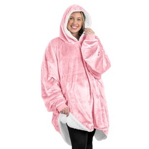 Adult Bare Homey B-Cozy Fleece Wearable Blanket - 1 of 4