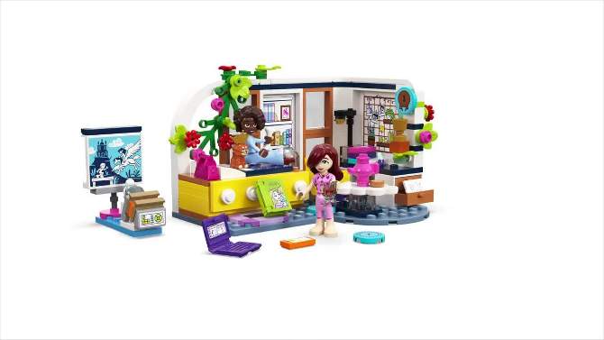 LEGO Friends Aliya&#39;s Room Mini-Doll Sleepover Toy 41740, 2 of 8, play video
